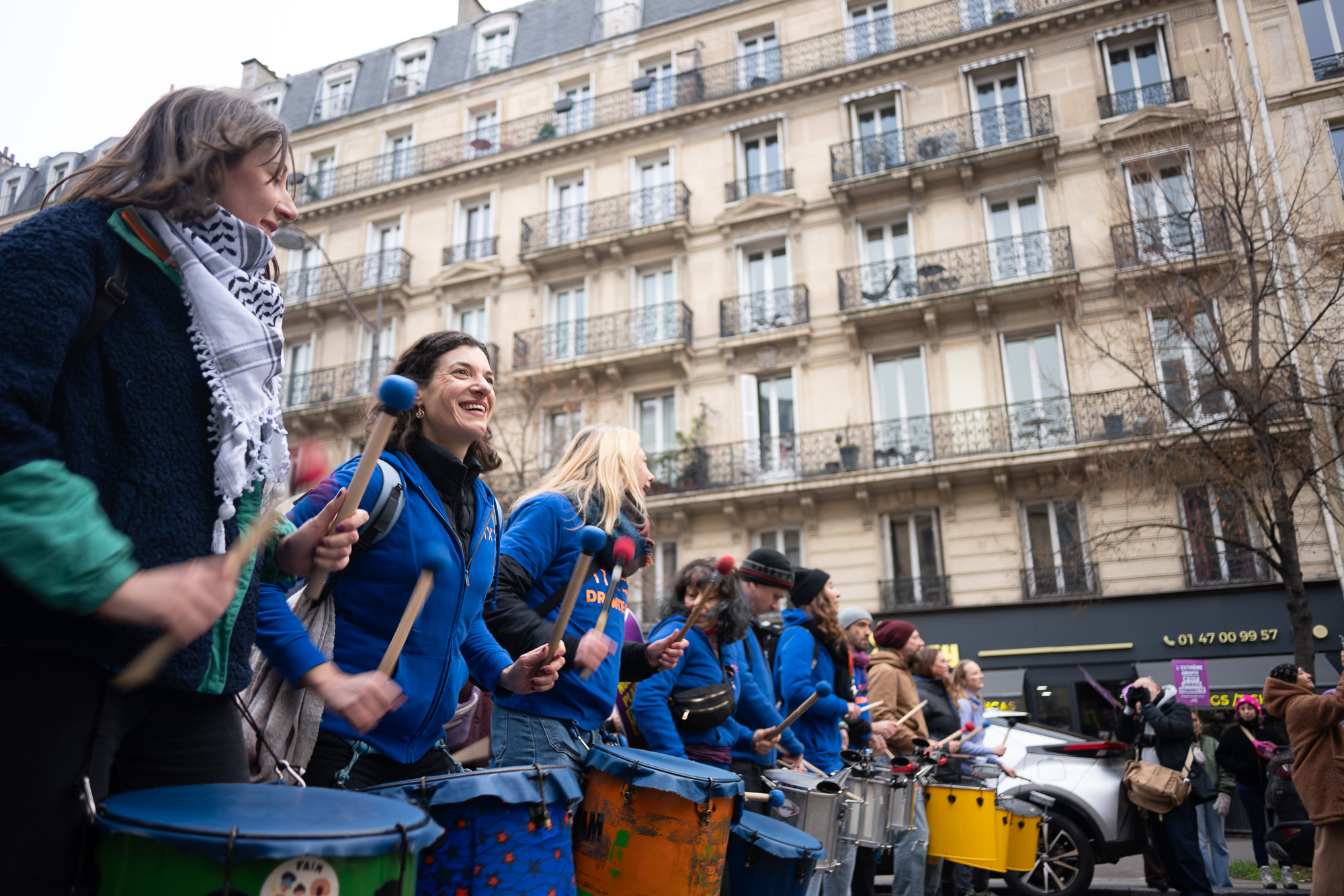 Demonstration marking the International Day for the Elimination of Violence against Women, Paris, November 2025.