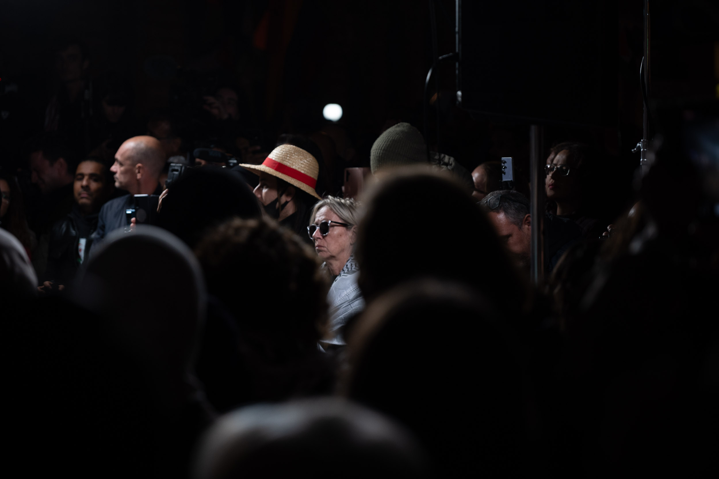 Return of the French delegation from the Global Sumud Flotilla, Paris, October 2025.